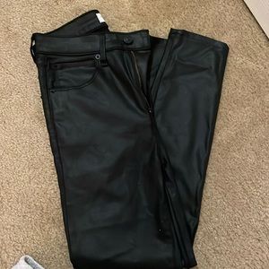 Abercrombie Shiny Black Skinny Jeans